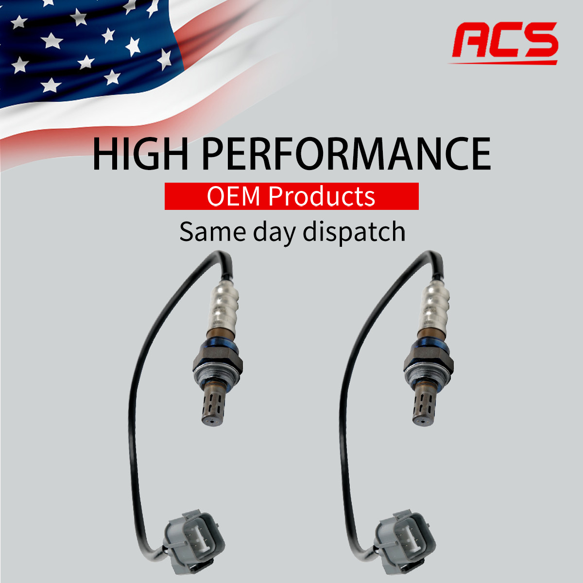 2PCS Upstream & Downstream Oxygen O2 Sensor OEM for Honda CR-V Acura TL 234-4099