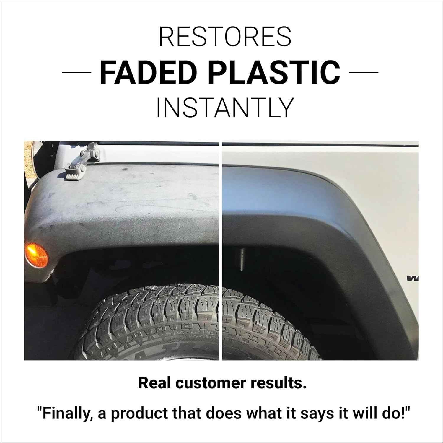 CAR GUYS Plastic Restorer Bring Plastic, Rubber, and Vinyl Back to Life 8 Oz