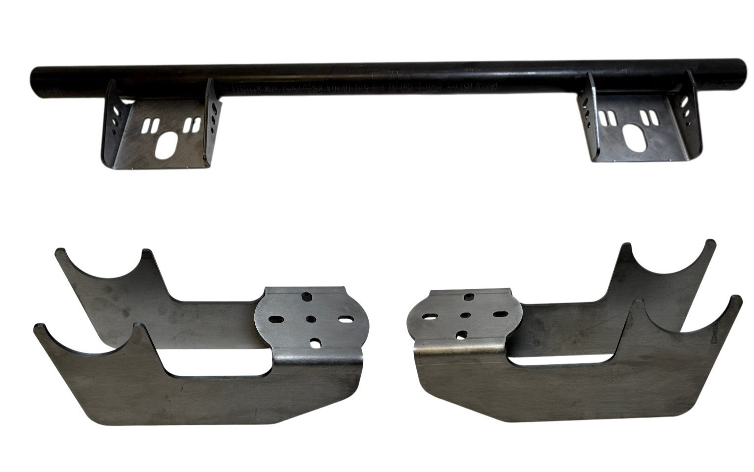 Rear Behind Axle Air Ride Brackets Upper Lower Kit Weld On Crossmember Universal