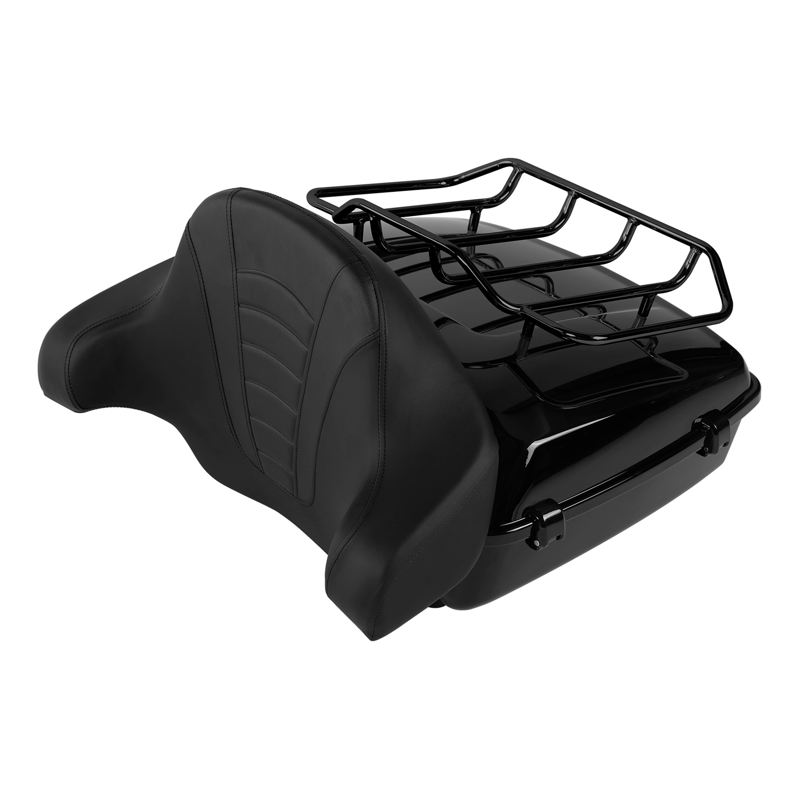 Chopped Trunk Pad Mount Rack Base Plate For Harley Davidson Touring Glide 14-25
