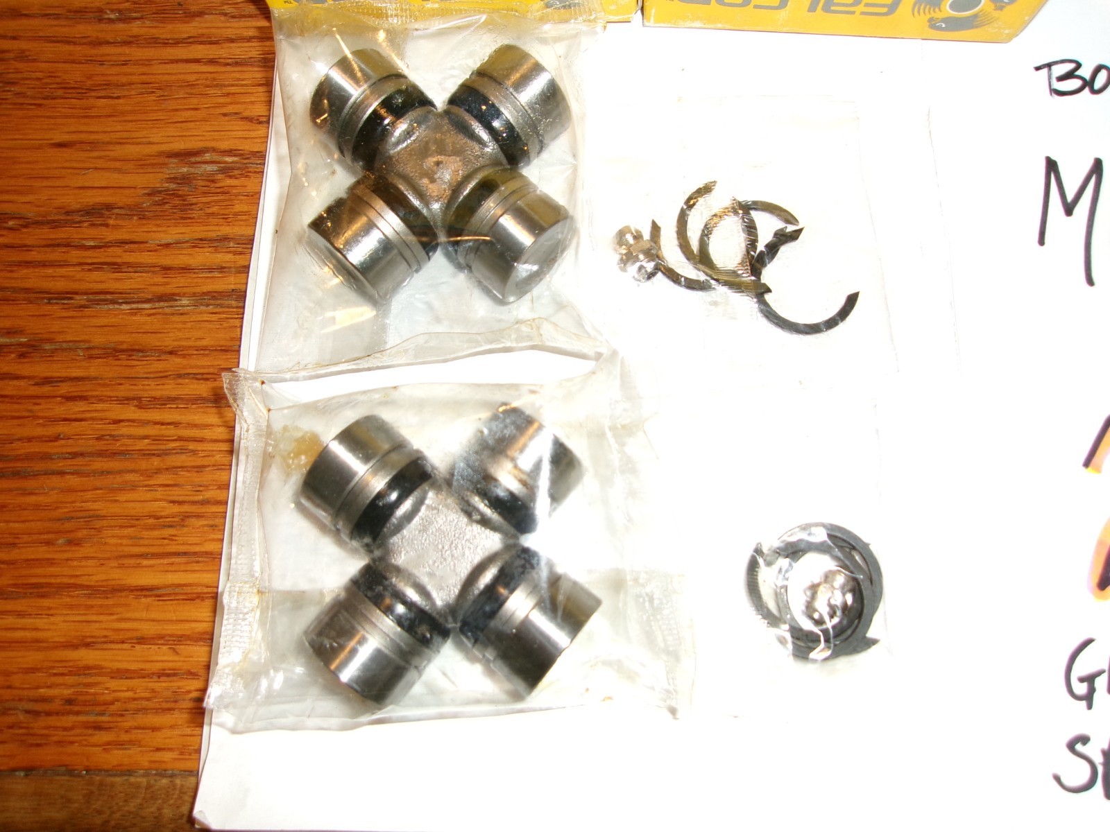 2 (TWO) FALCON U385 U-JOINTS = $30.00 = $15.00 EACH=FREE SHIPPING FOR MAZDA GLC