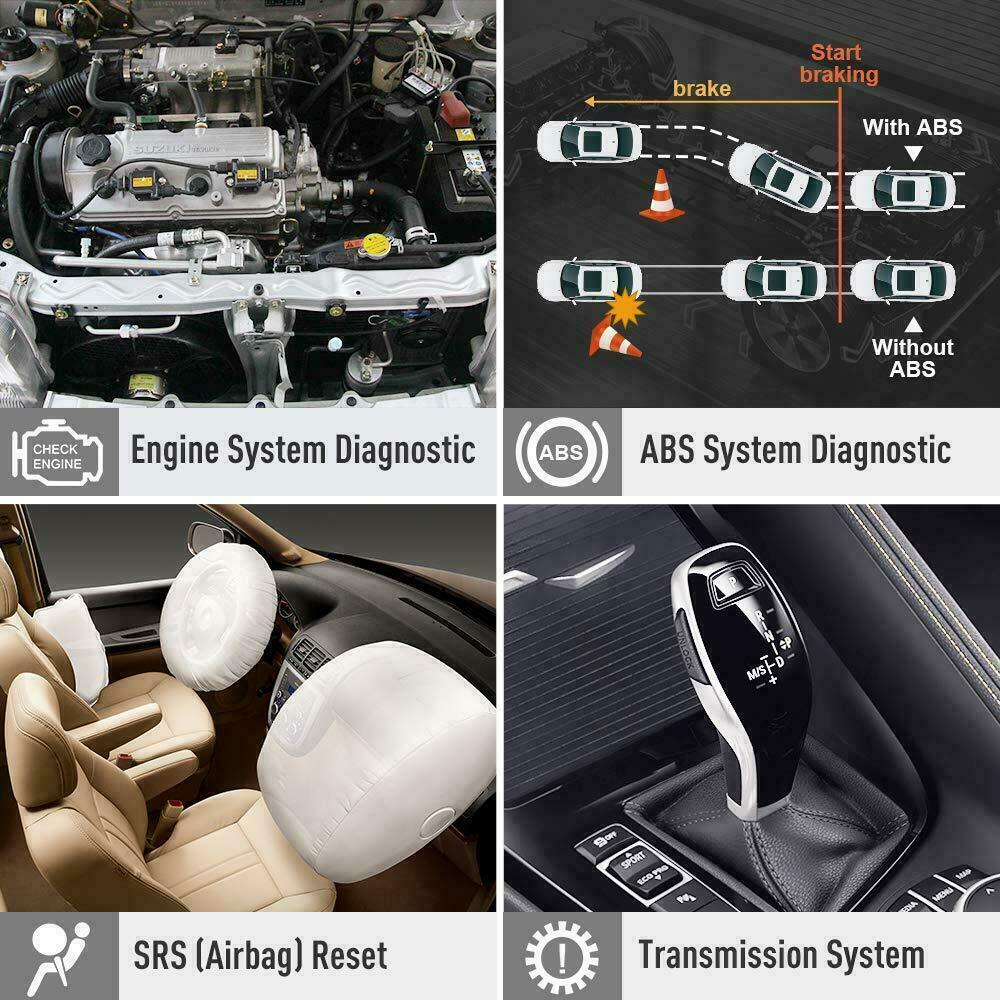 2023 LAUNCH CRP123 OBD2 Scanner Code Reader ABS SRS AT Engine Diagnostic Tool