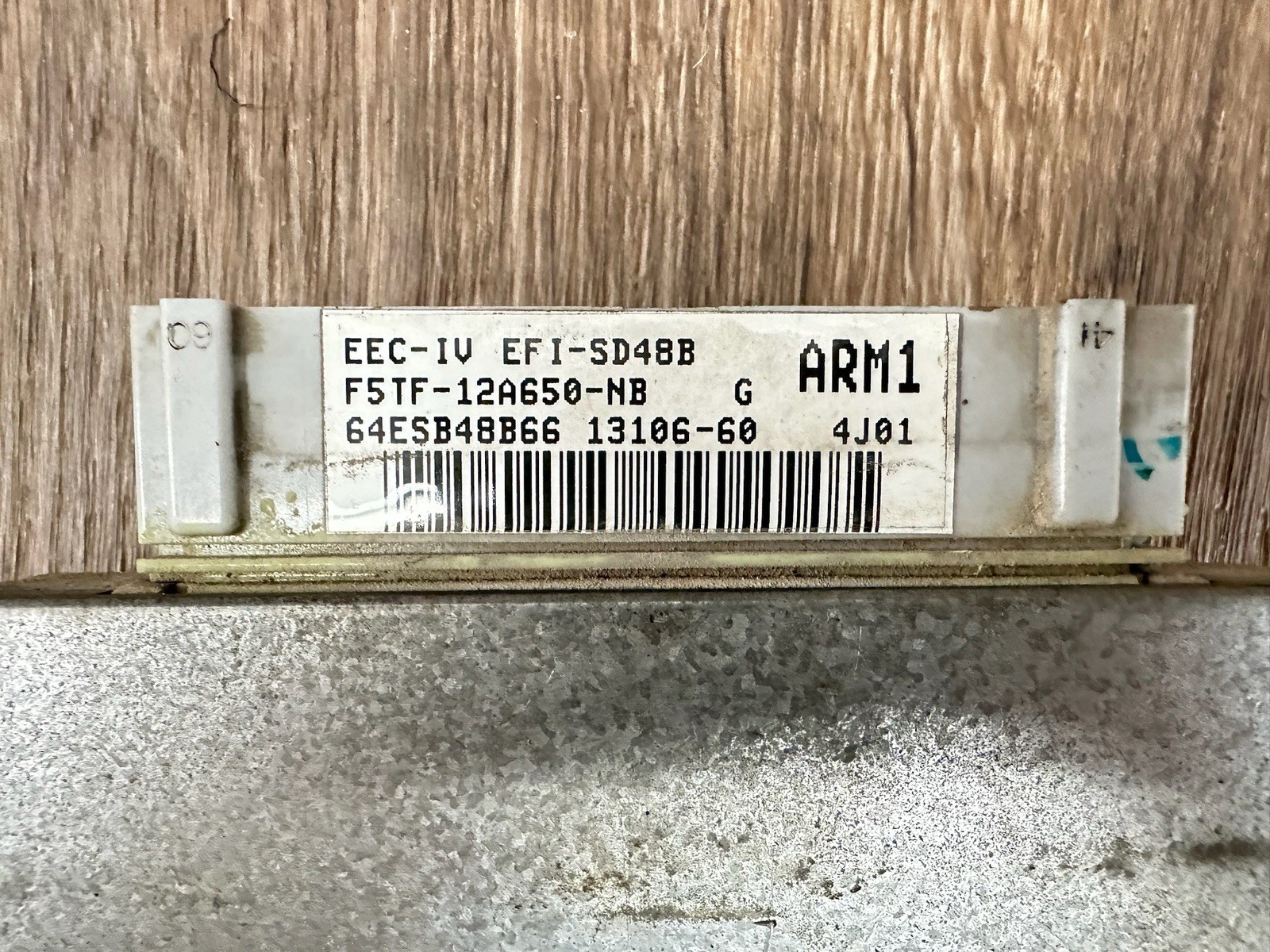 FORD 1995 E250 E350 5.8L F5TF-12A650-NB ENGINE COMPUTER MODULE PCM ECM ECU