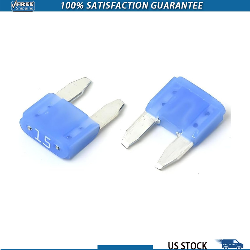2Pcs 58V 15A Universal Automotive Blade Fuse Kit Car, Truck, SUVColor: 15A