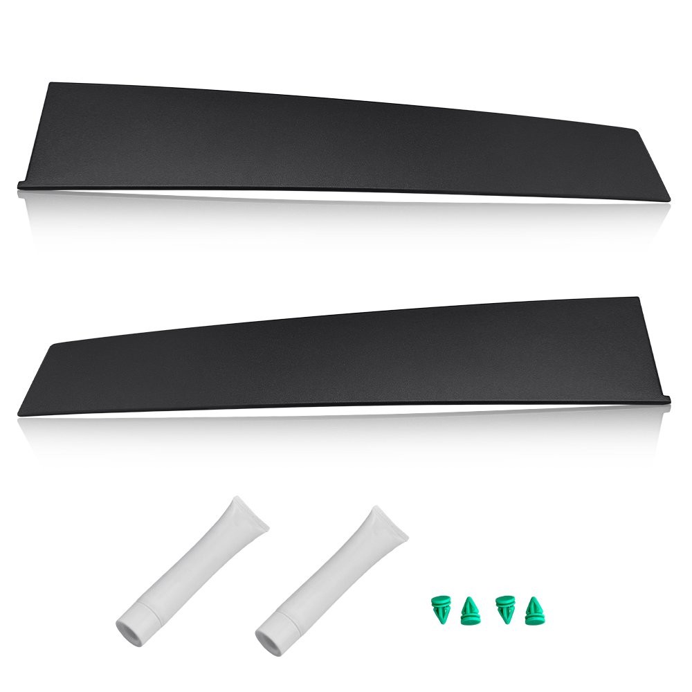 Driver Passenger Front Door B Pillar Applique Molding Trim For 2019-26 RAM 1500