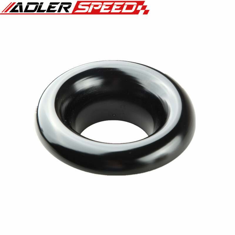 5″ INCH UNIVERSAL VELOCITY STACK FOR COLD/RAM ENGINE AIR INTAKE/TURBO HORN BLACK