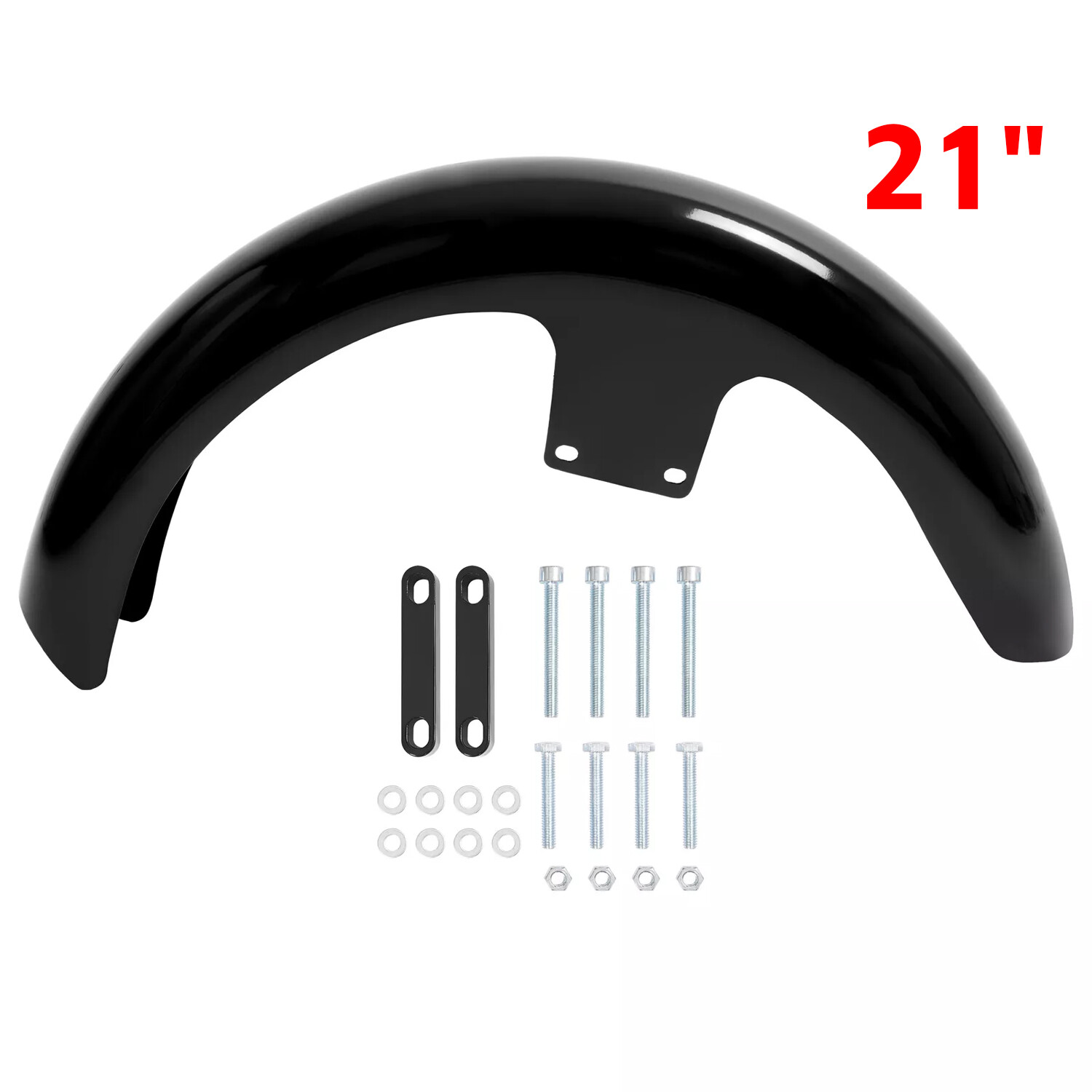 21″ Wrap Front Fender Fit For Harley Touring Electra Street Glide Custom Bagger