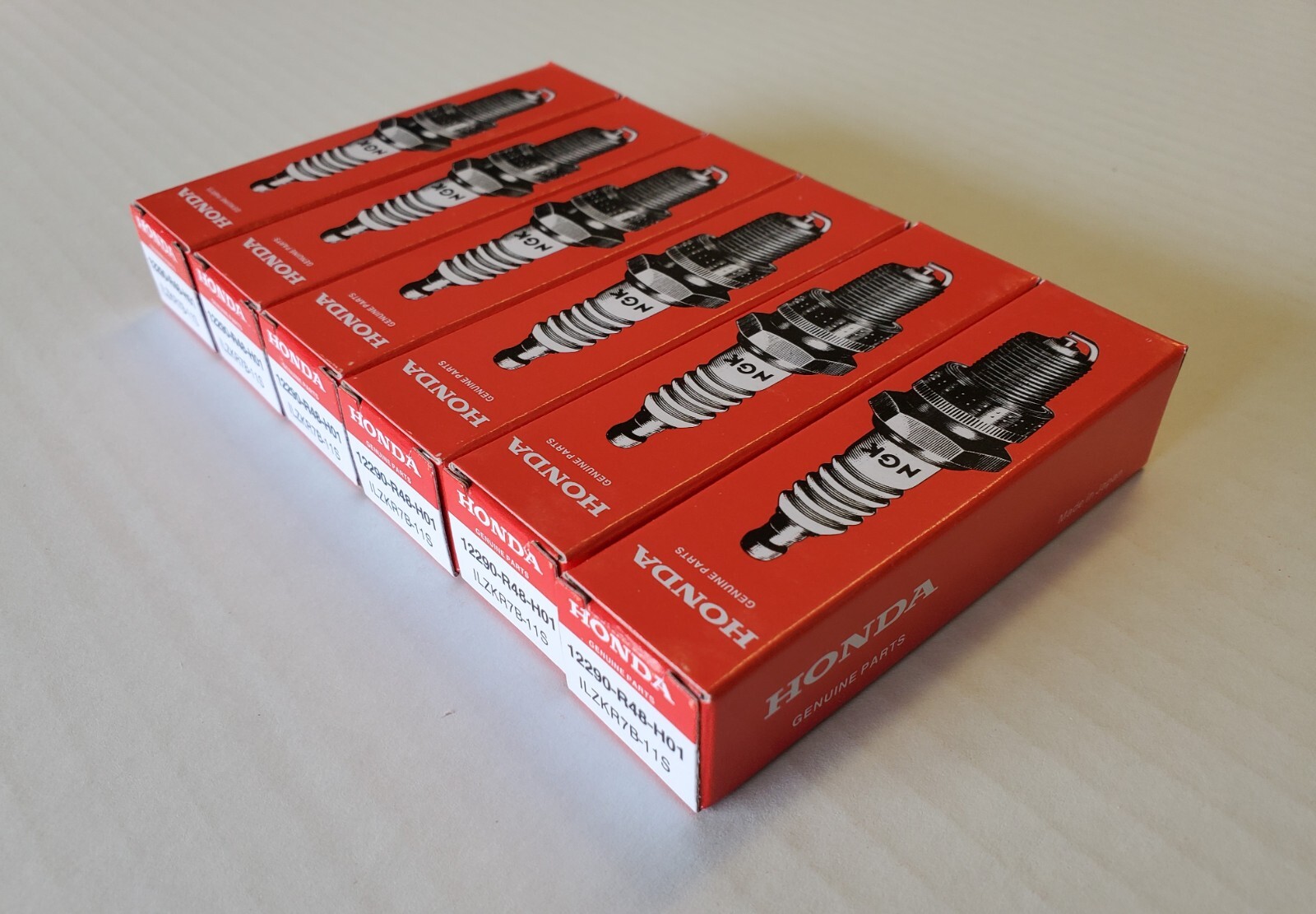 SET OF 6 OEM HONDA ACURA ILZKR7B-11S IRIDIUM SPARK PLUGS NGK 5787 12290R48H01