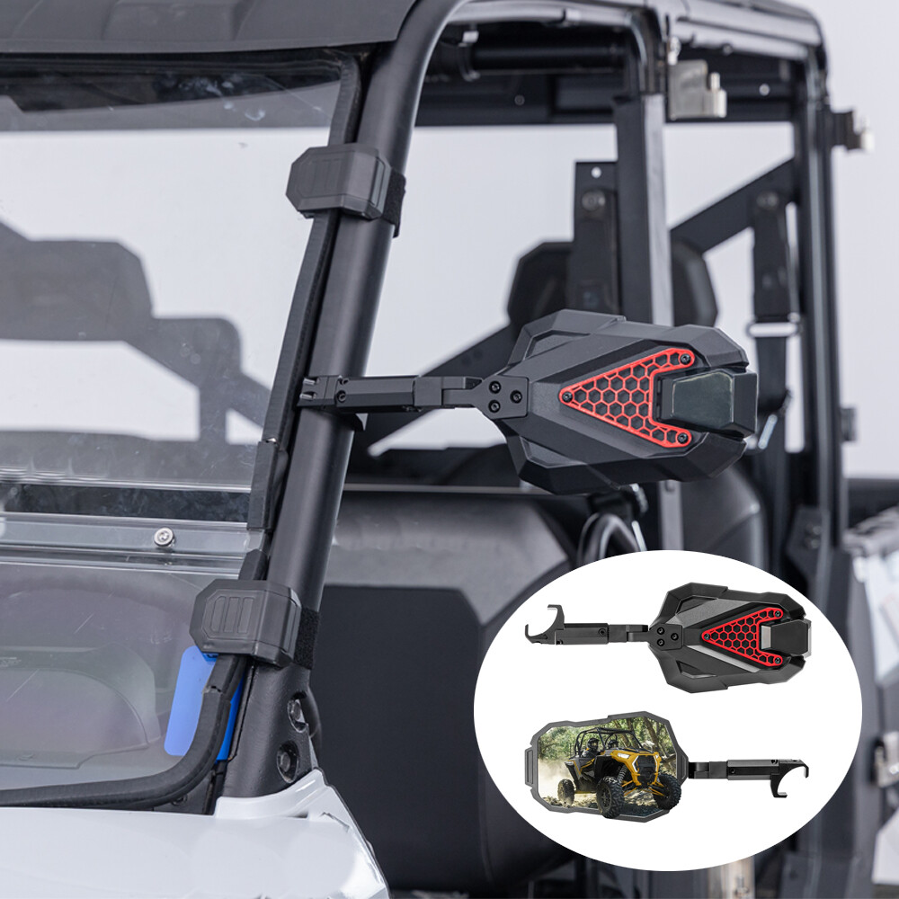 UTV Side View Mirror Aluminum For CFMOTO UFORCE 600 ZFORCE 800 Trail 950 2021-25
