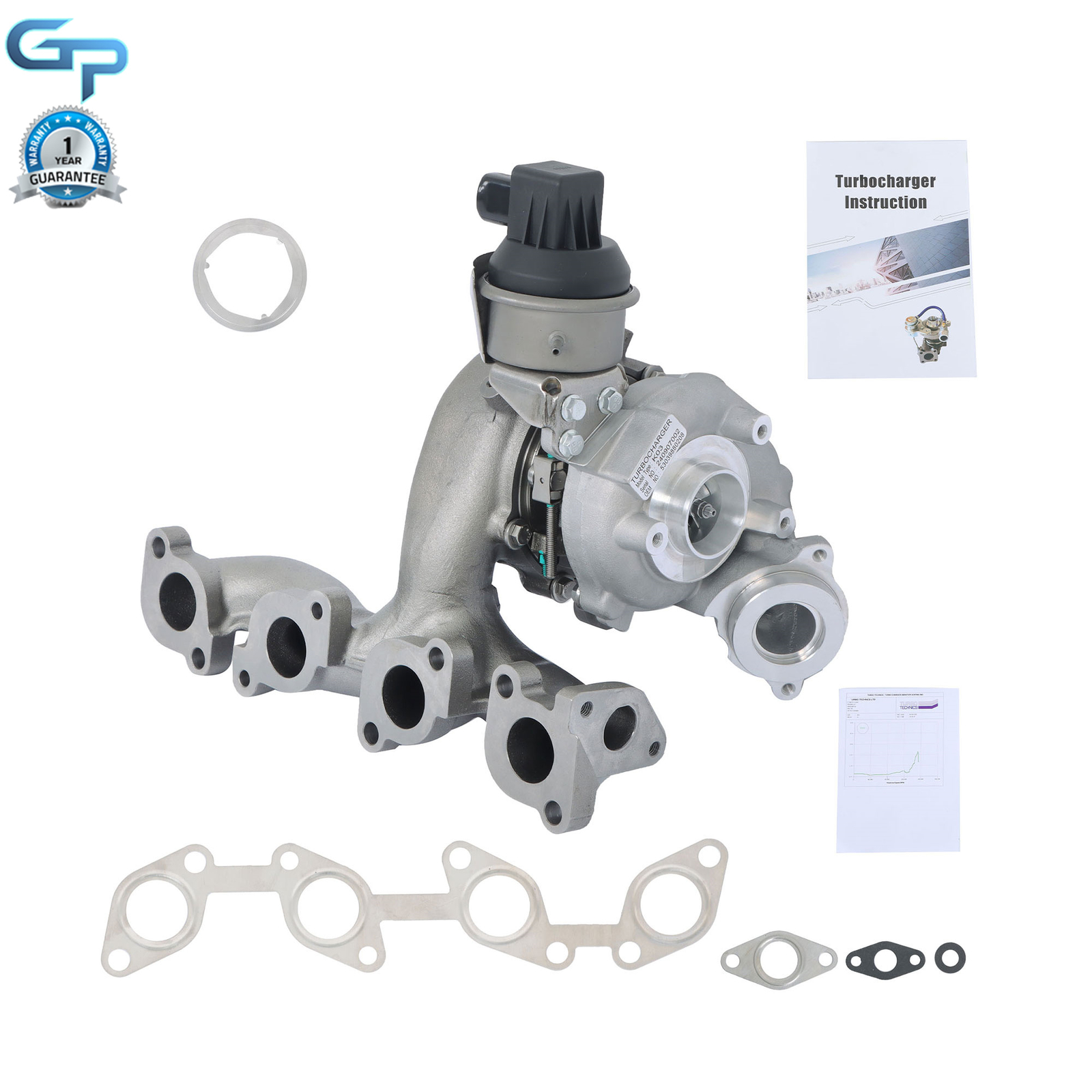 Turbo Turbocharger For Volkswagen Beetle Golf Jetta 2010-2014 2.0L Diesel BV43