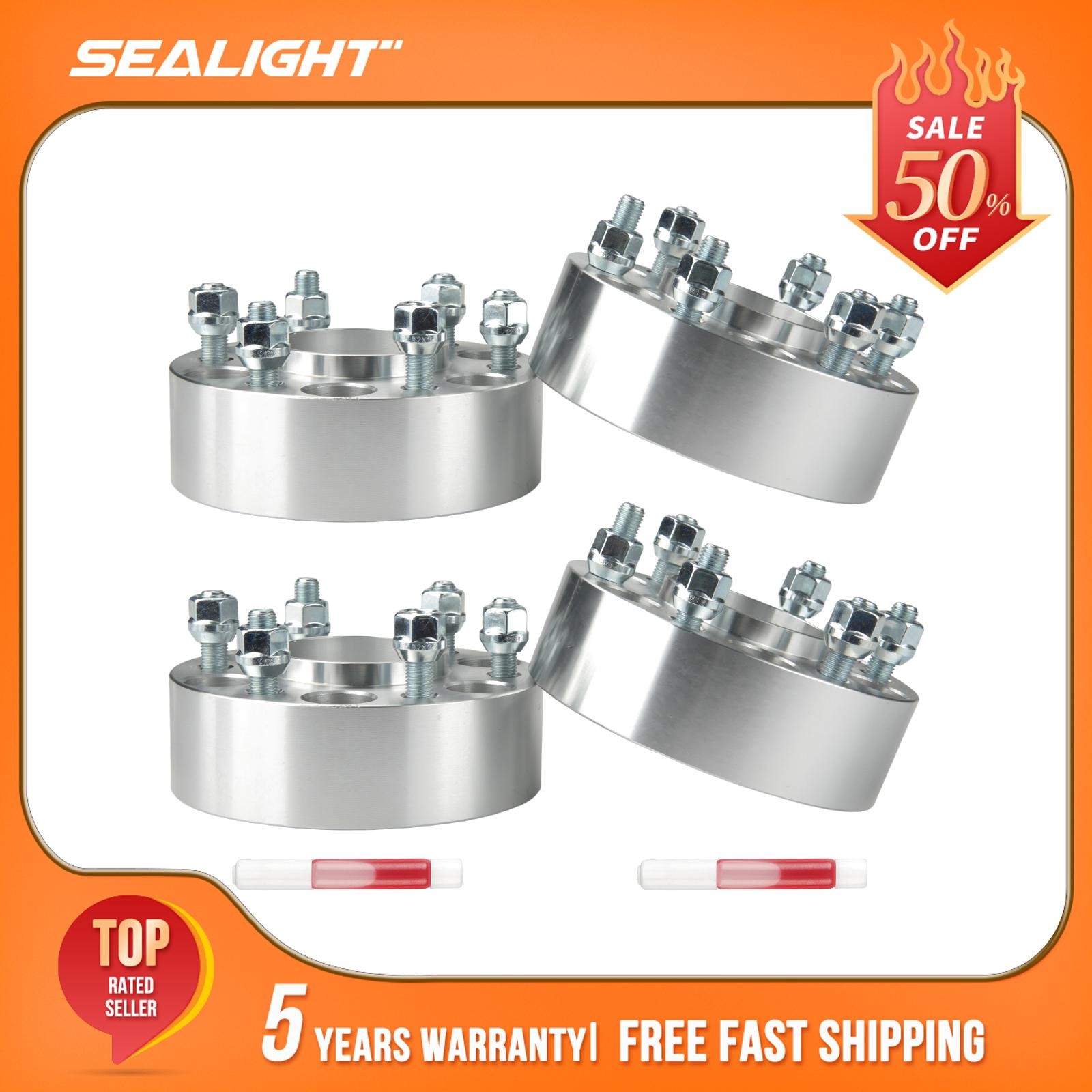 2″ Hub Centric Wheel Spacer 6×5″ M12x1.5 78.1mm For GMC Envoy 2002-2009 4Pcs