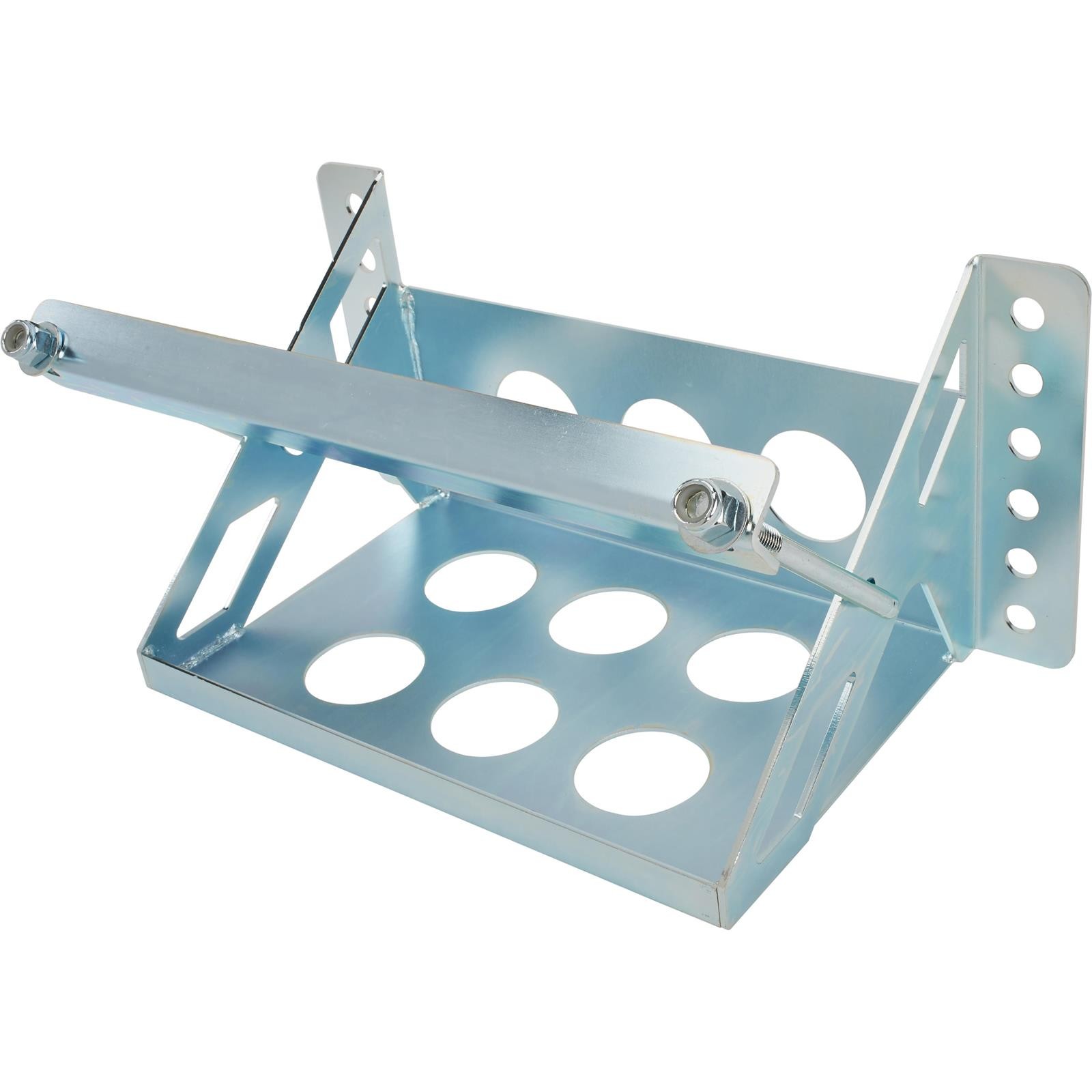Custom Bolt-On Remote Mount Car Battery Relocation Box, Zinc-Plated Finish