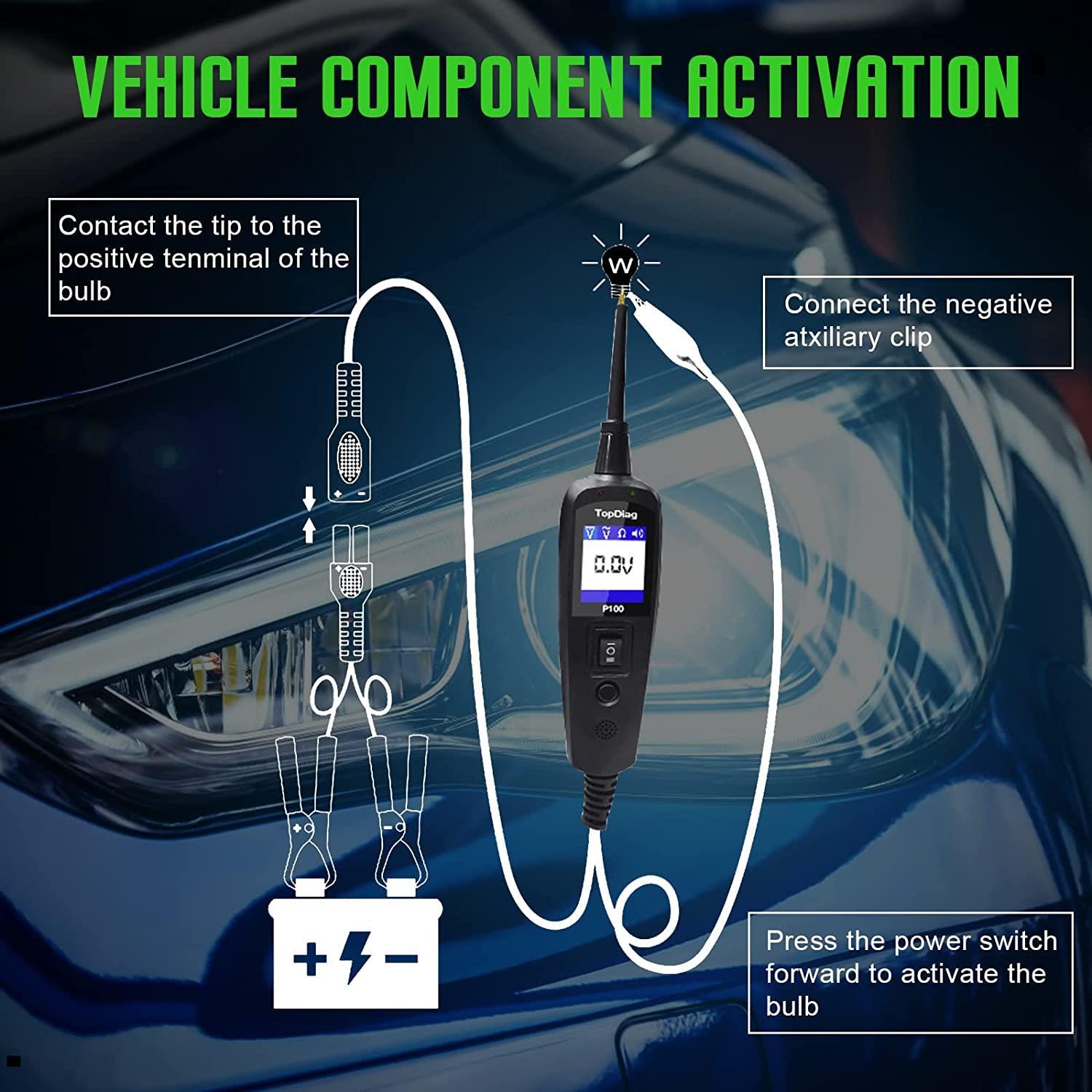 Power Detection Electrical System Analyzer Diagnostic 12/42V Car Repair Tool
