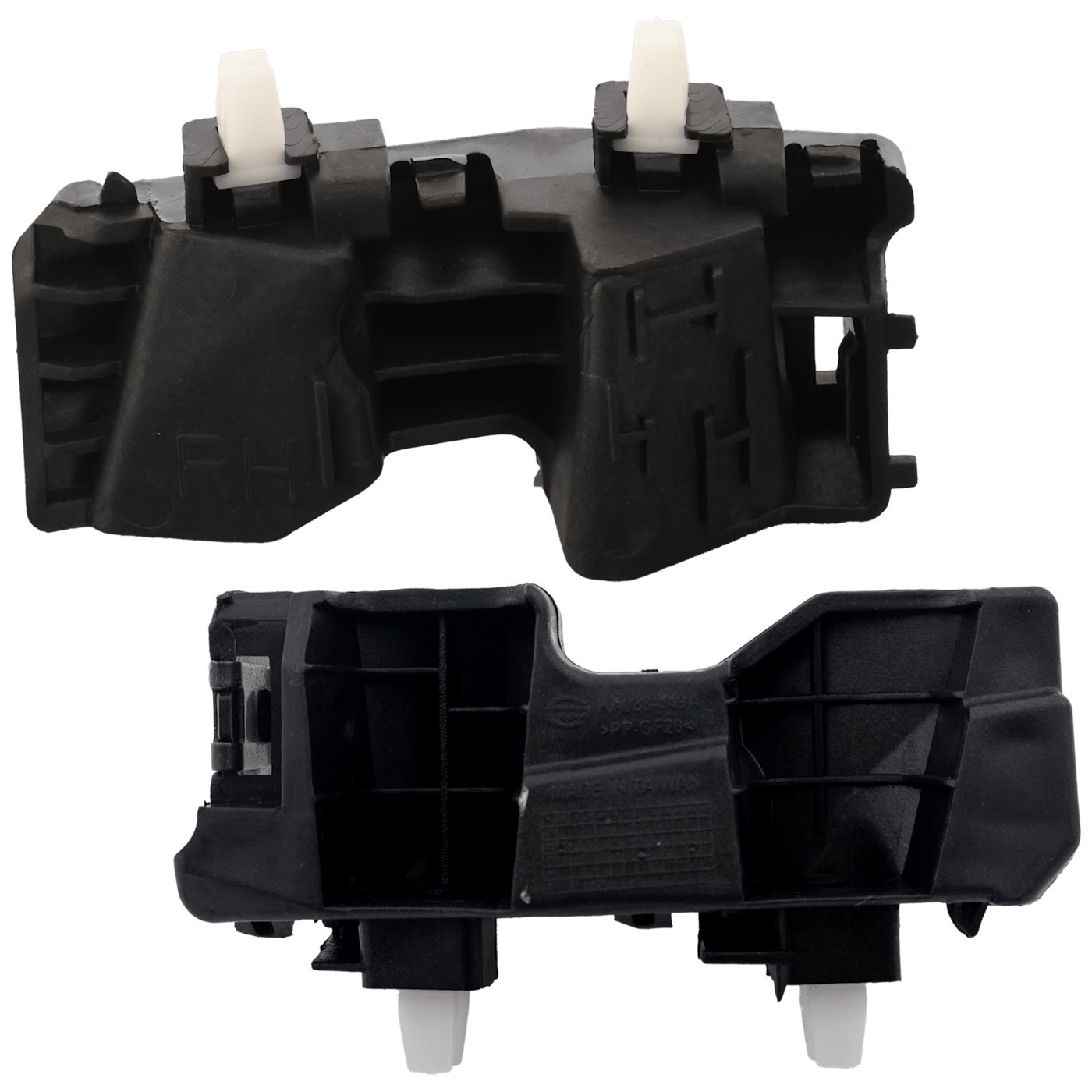 Set of 2 Bumper Face Bar Brackets Retainer Mounting Braces Left & Right Pair