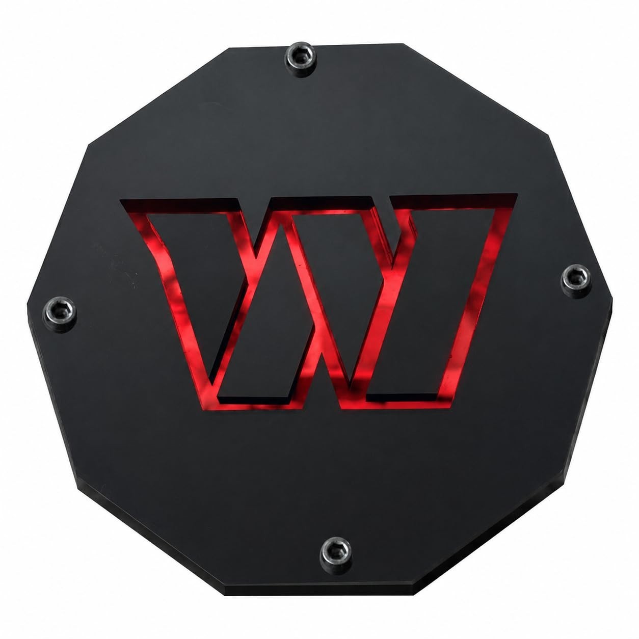 XD Rockstar 2 Custom Design Wheel Caps (Sports Team (Message Us), Red)
