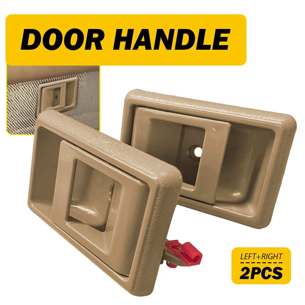 Inside Interior Door Handle Beige Left & Right 2PCS For Toyota Tacoma 1995-2000