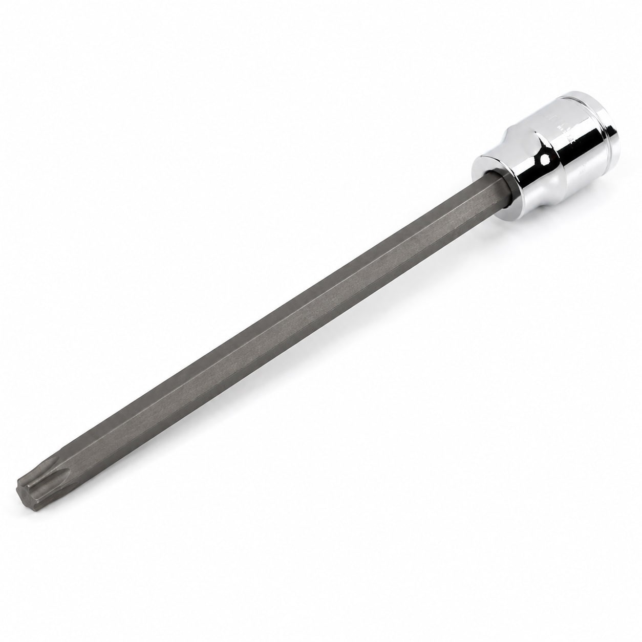 TEKTON 3/8 in Drive T40 Long Torx Bit Socket S2 Steel Deep Chrome Individual