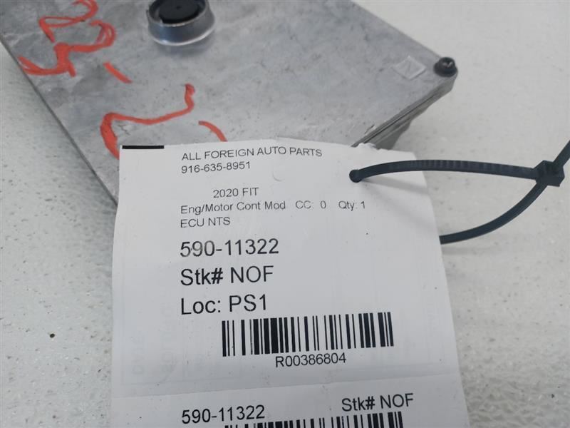 20 HONDA FIT ENGINE COMPUTER ECU MODULE OEM 37820-5R7-AN1