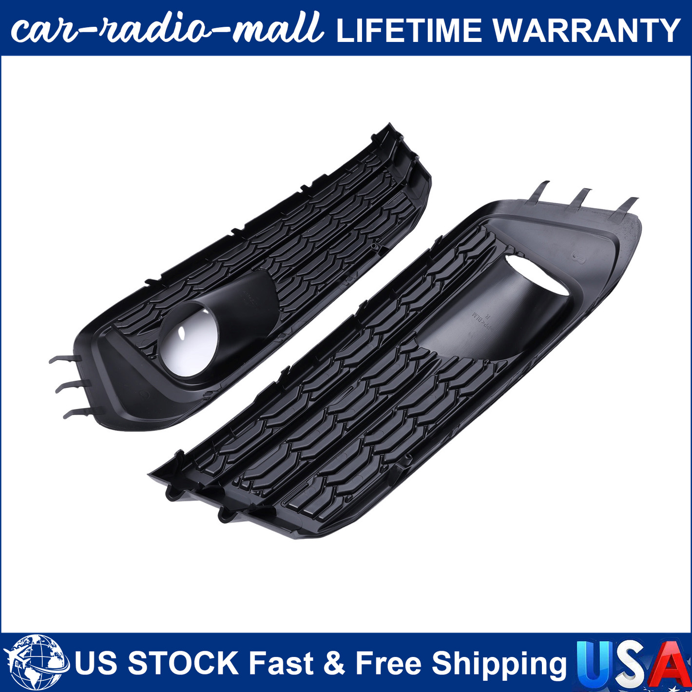 57737FL02A 57737FL03A Fog Light Cover Bezel For Subaru Impreza 2020 2021-2023
