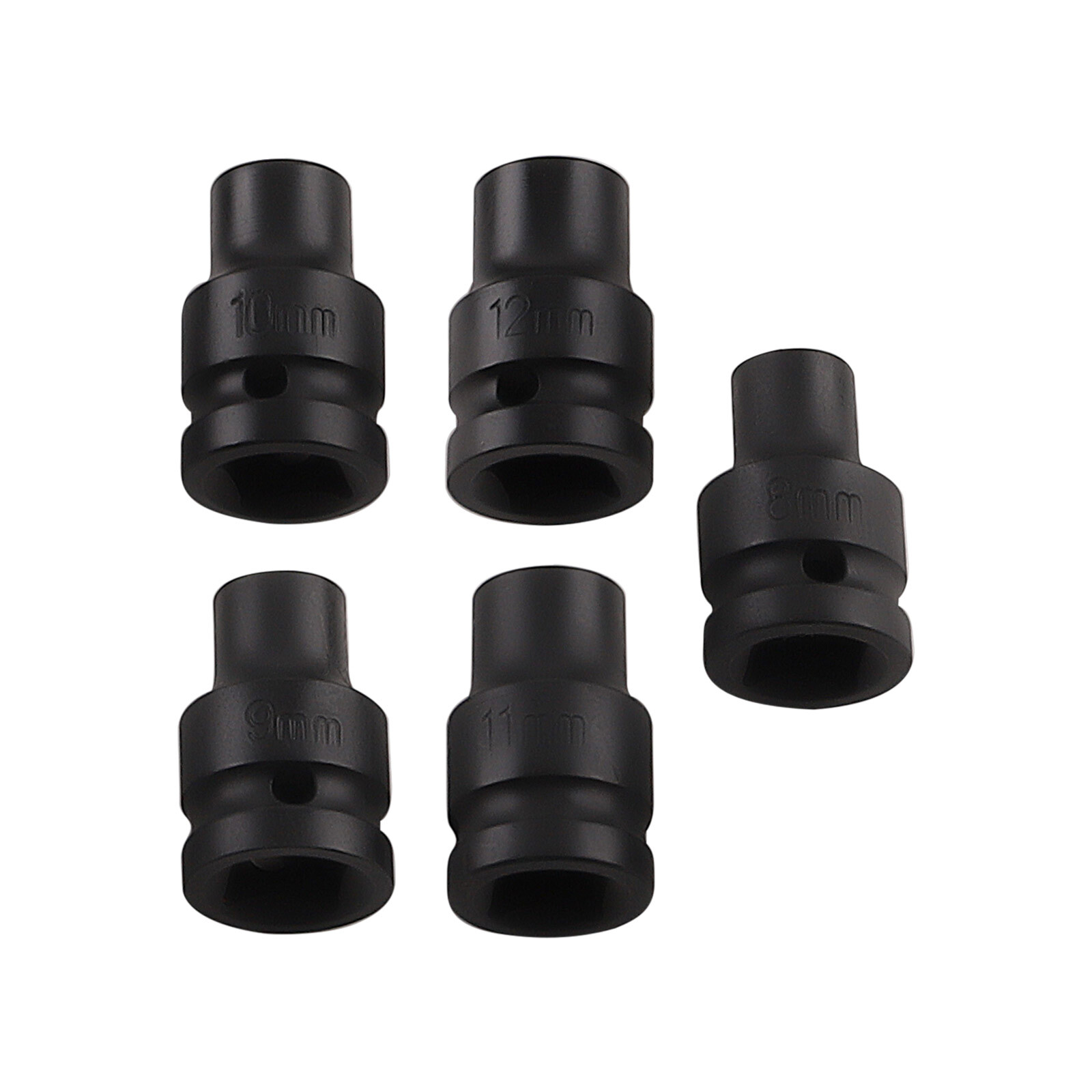 35PCS 1/2″ Deep Impact Socket Set Drive 6 Point Metric Garage Tool 8 – 32mm