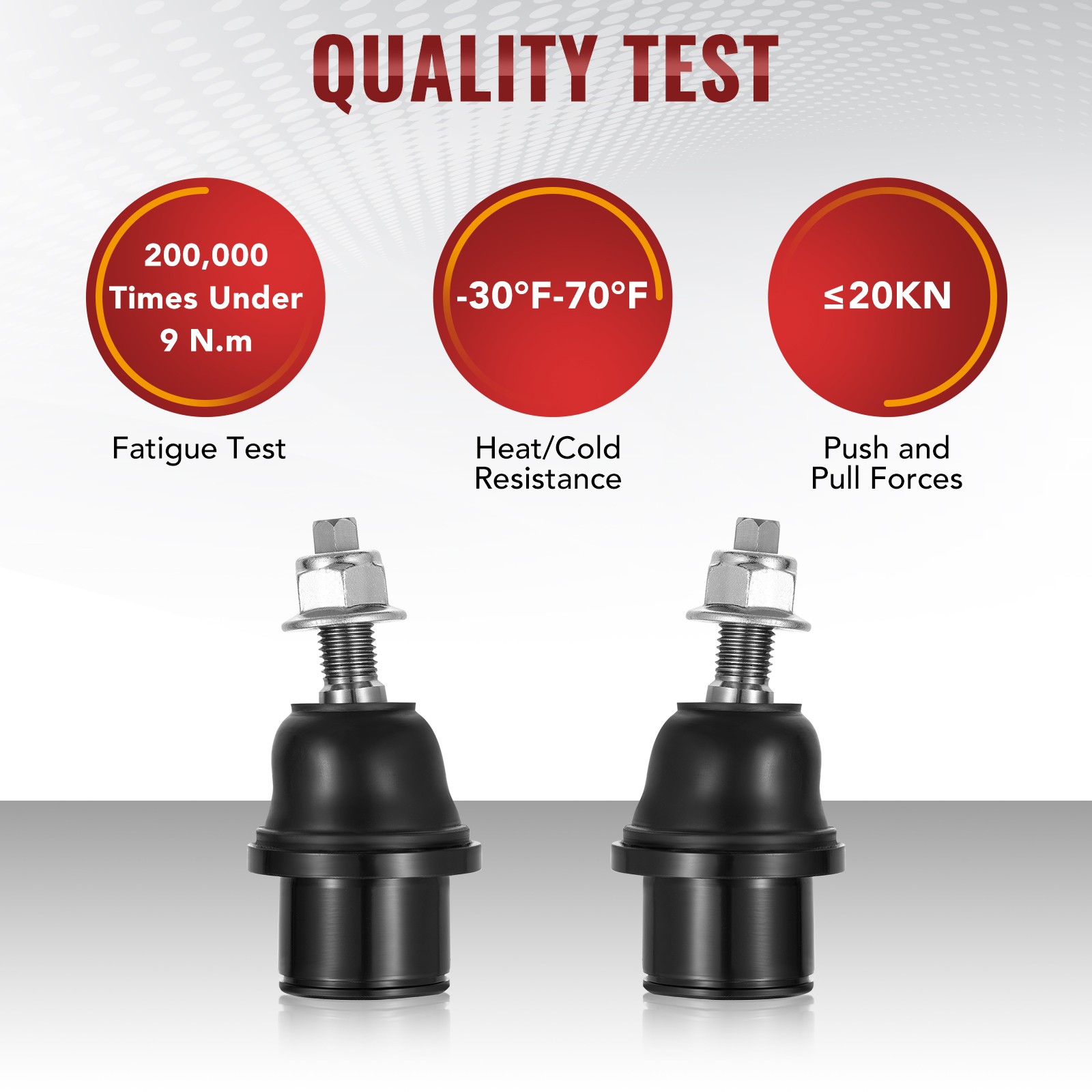 2 Pcs Front Lower Ball Joints Left Right Fits 2011-2014 Lincoln Mark LT 5.0L