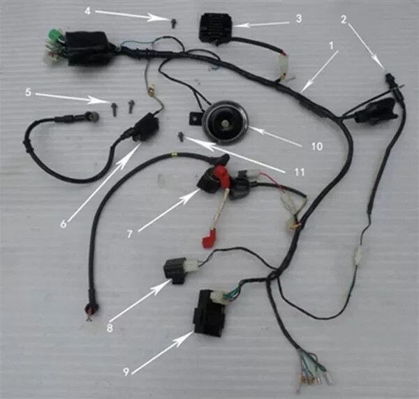 Hawk 250 Brake light switch (Please see #2 for image)