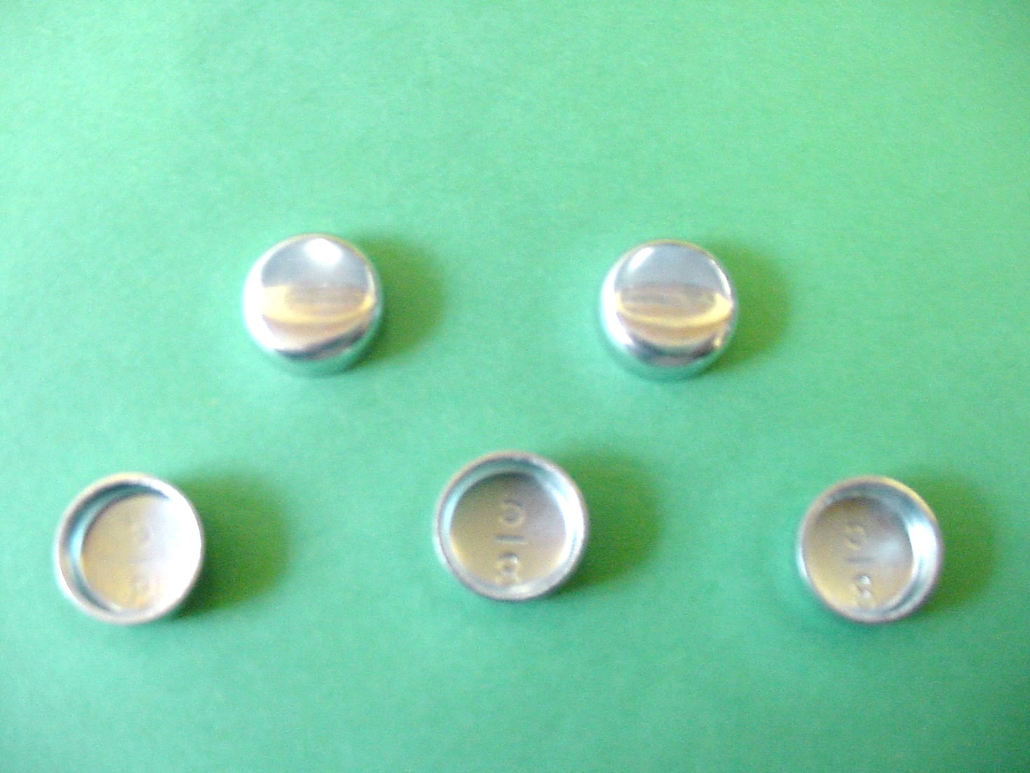 5 Ford 5/8″ Freeze Expansion Plugs Cupped Zinc Plated Steel Engine Cylinder Head