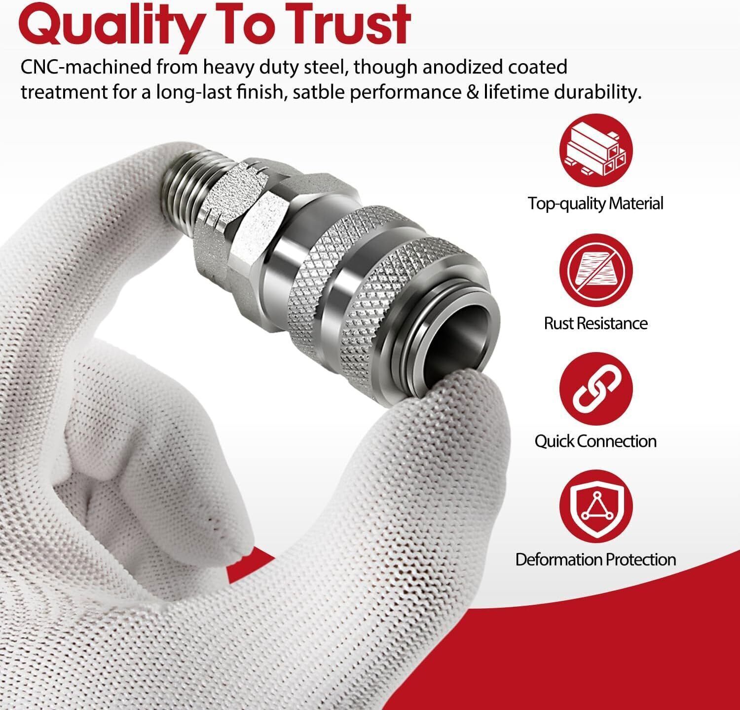 Replace for 5869-1 & J-47912-QC Fuel System Coupler Fitting Tool for Detroit