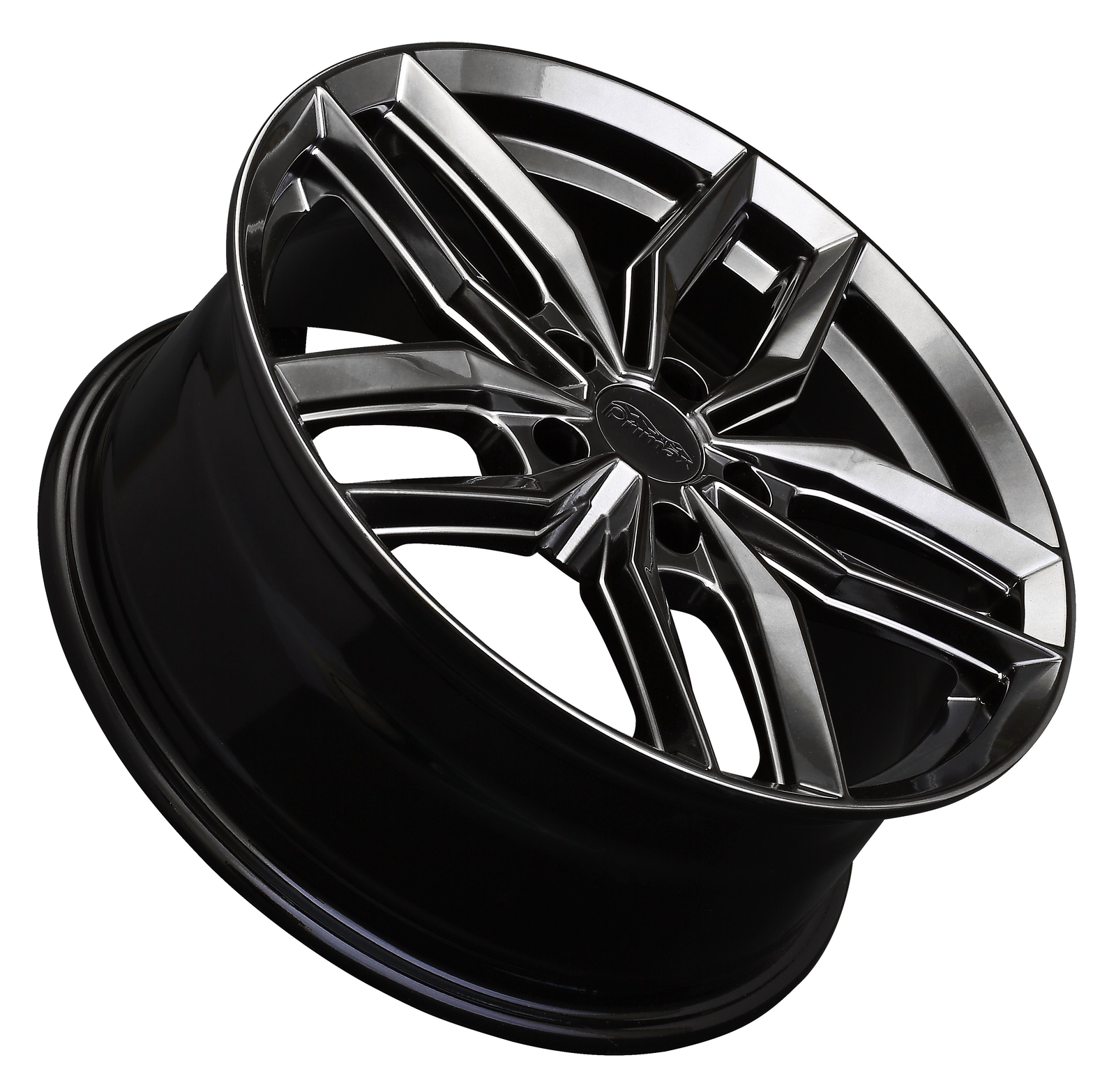 (1) 15×6.5 +38 XXR 776 5×114.3 Chromium Black Wheel