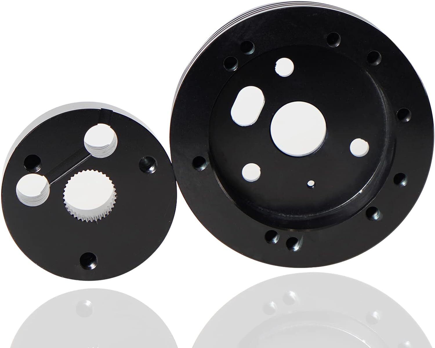 5 & 6 Hole Steering Wheel Polished Hub Adapter Flaming River Ididit For GM Chevy