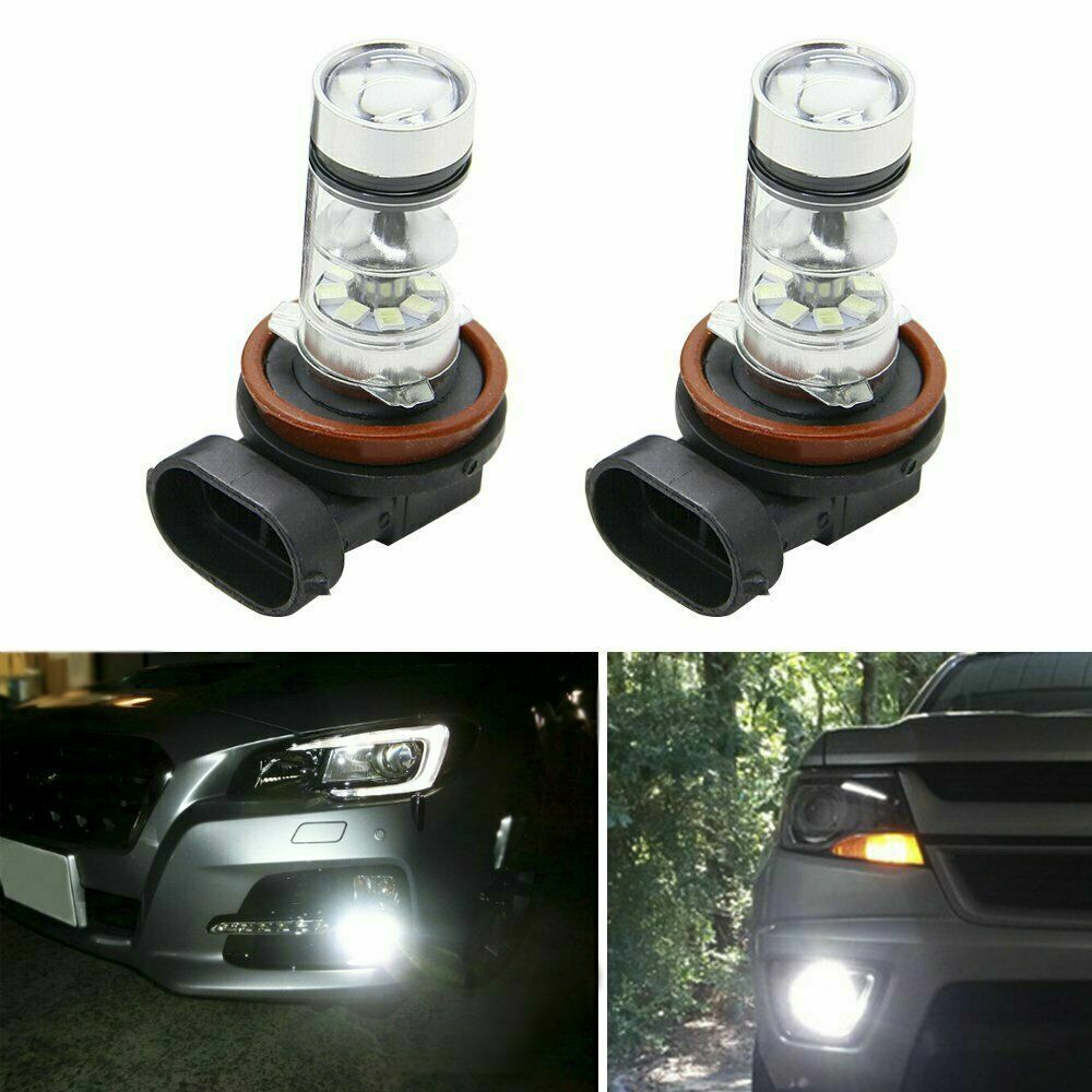 For Acura TSX ILX TL MDX RDX RL 6000k White H11/H8 LED Fog Driving Light Bulbs