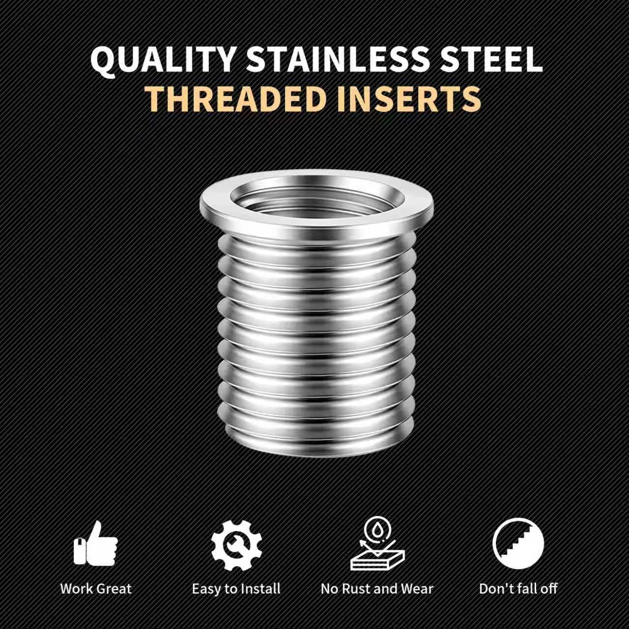 SENNMONN M10X1.25 Thread Repair Kit with 14mm Insert HSS 10 millimeters