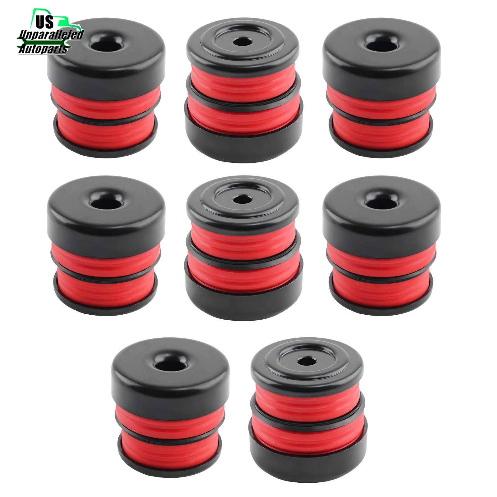 Silicone Body Mount Bushing Kit for Ford F250 F350 2008-2016 Super Duty Crew Cab
