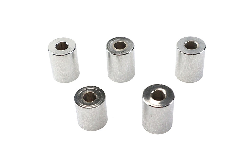 Chrome Spacers 5/16 inch x 3/4 inch x 1 inch for Harley-Davidson