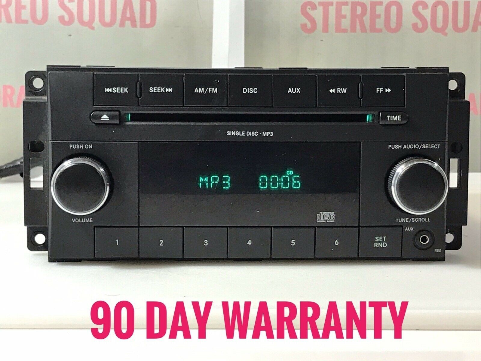 2008-2014 Dodge Chrysler Jeep Radio Cd Mp3 Fully Tested CH842