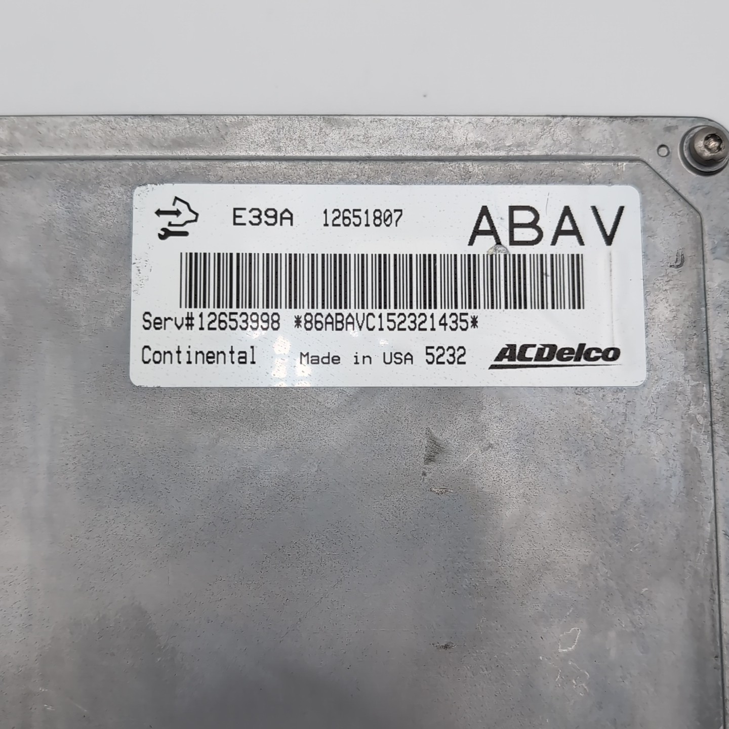 2013- 2016 GM Equinox Terrain Verano Engine Control Module ECU E39A 12651807