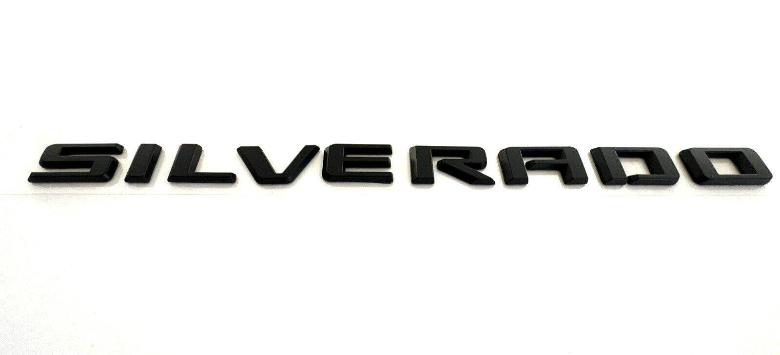2019-2024 Chevrolet Silverado 1500 Matte Black Emblem Badge Nameplate Side