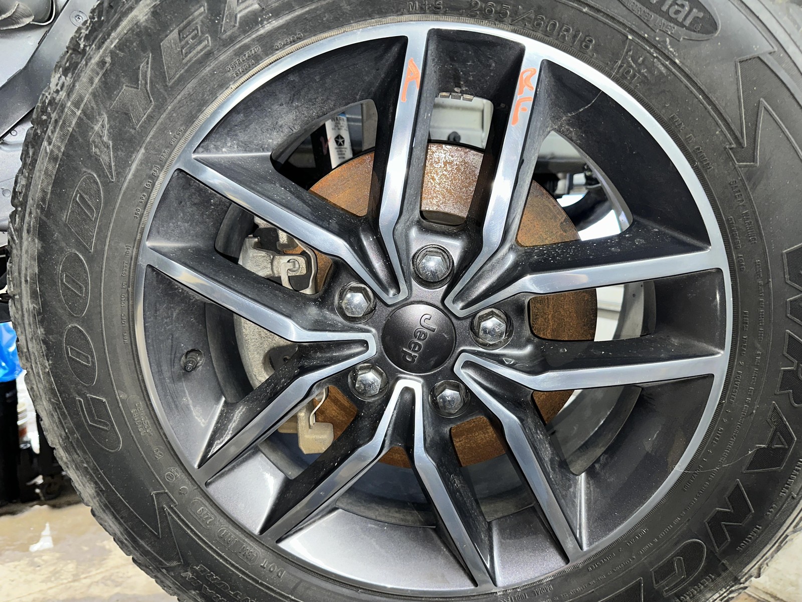 17 18 19 20 JEEP GRAND CHEROKEE Wheel 18X8 TWIN 5 SPOKE WBC CODE
