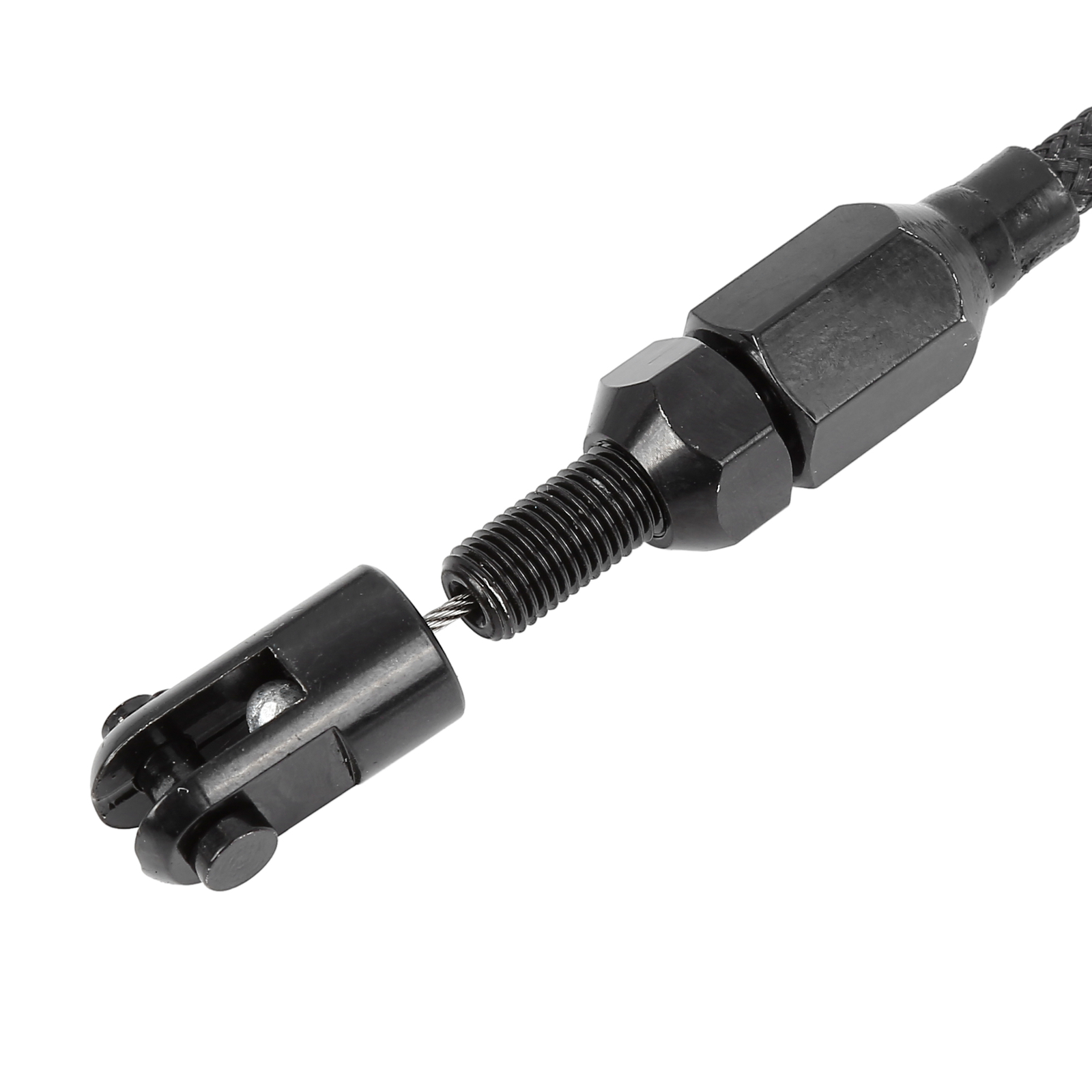 Universal Pack (1) 24″ Throttle Cable Braided Stainless Steel Rod for Vehicle