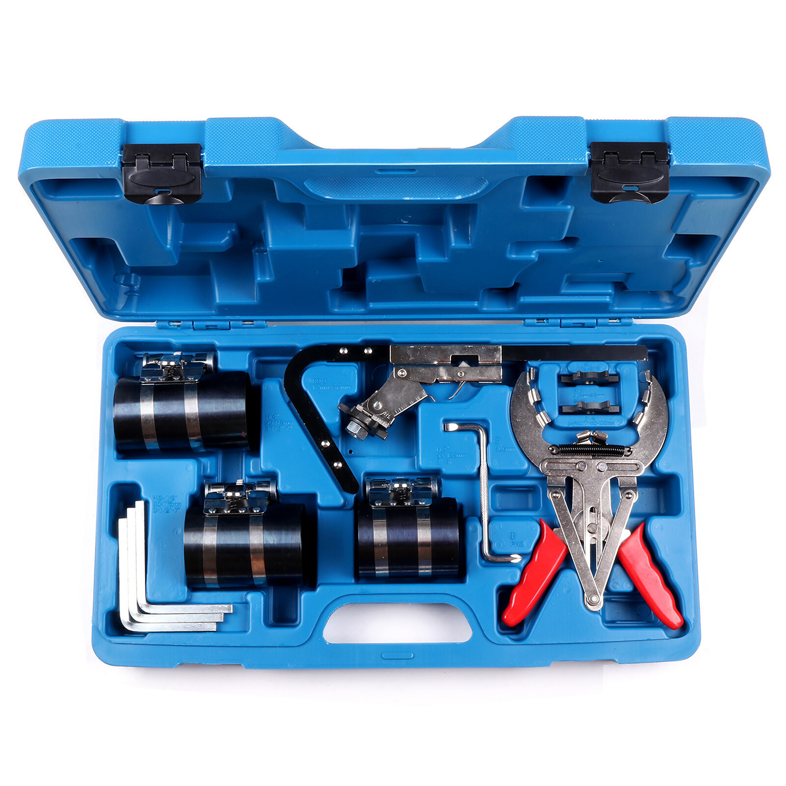 ✅9PC Piston Ring Service Tool Set Auto Engine Cleaning Ring Expander Compressor