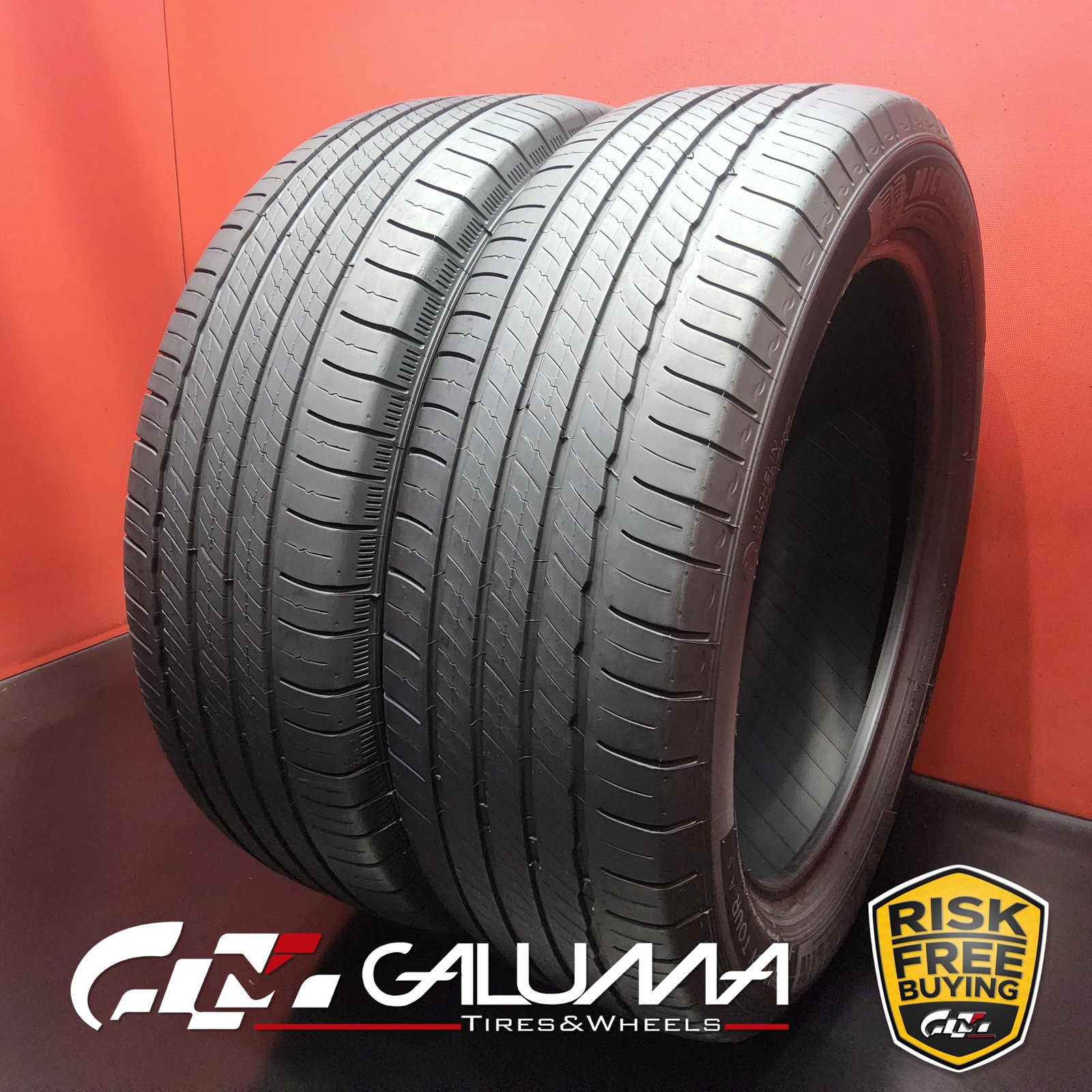 Set of 2 Tires Michelin Primacy Tour A/S 235/55R20 235/55/20 No Repairs #96159