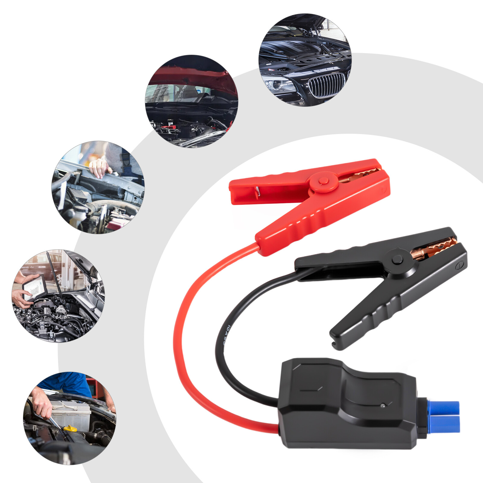 12V Voltage Anti-reverse Connection Battery Clamp Accessory 10*4.5*9.5cm