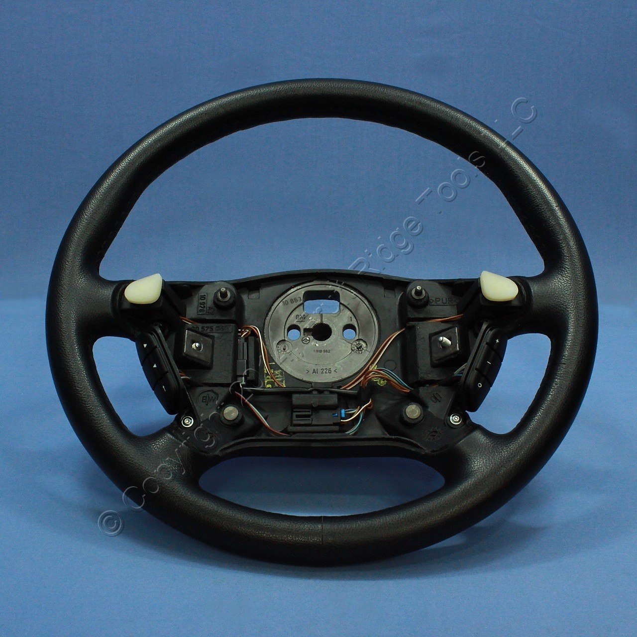 GM OEM Beige Leather Steering Wheel Assembly #90542490 for 97-01 Cadillac Catera