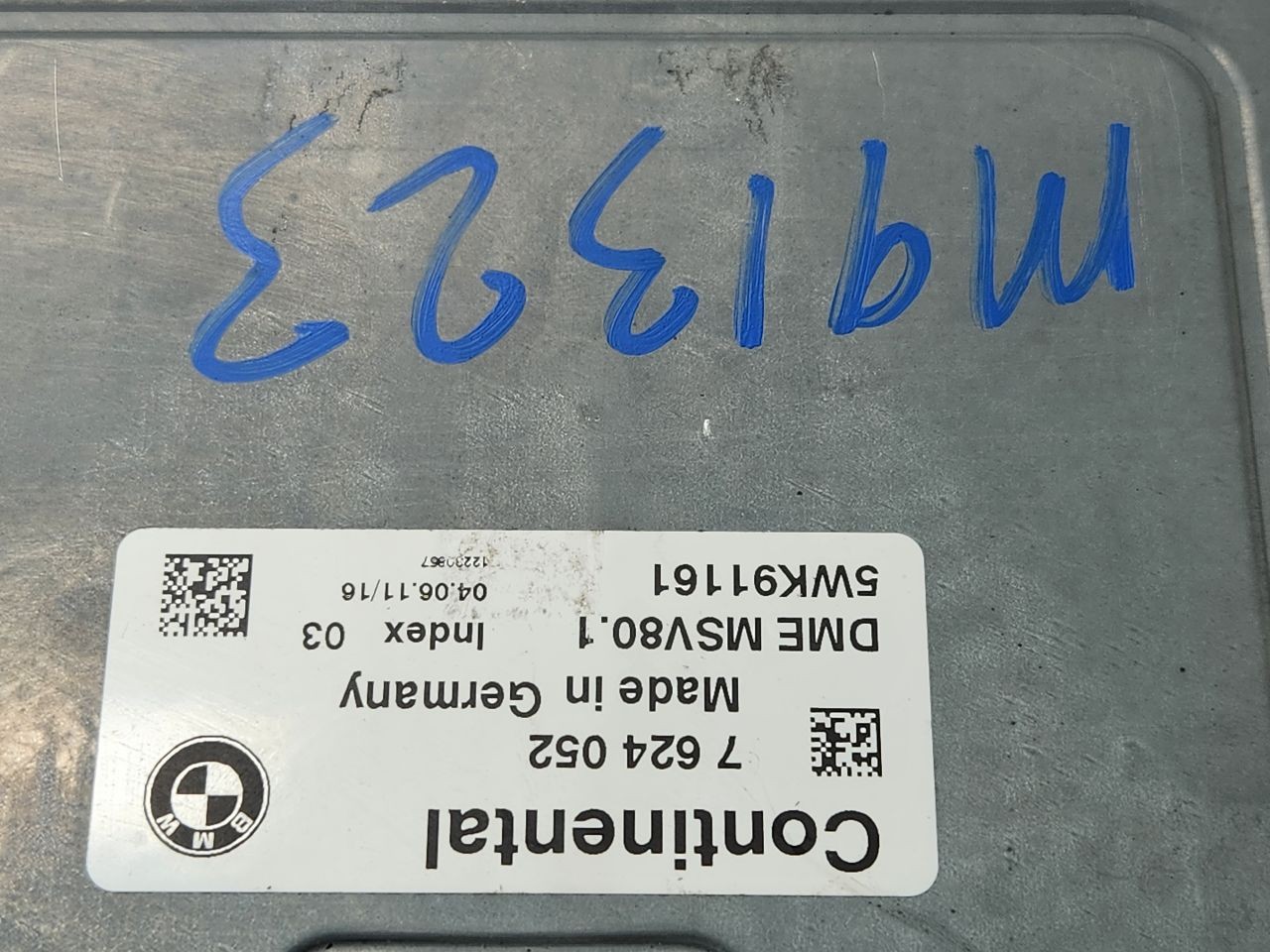 Used Engine Control Module (ECM) fits: 2012 Bmw 128I Electronic Control Module M