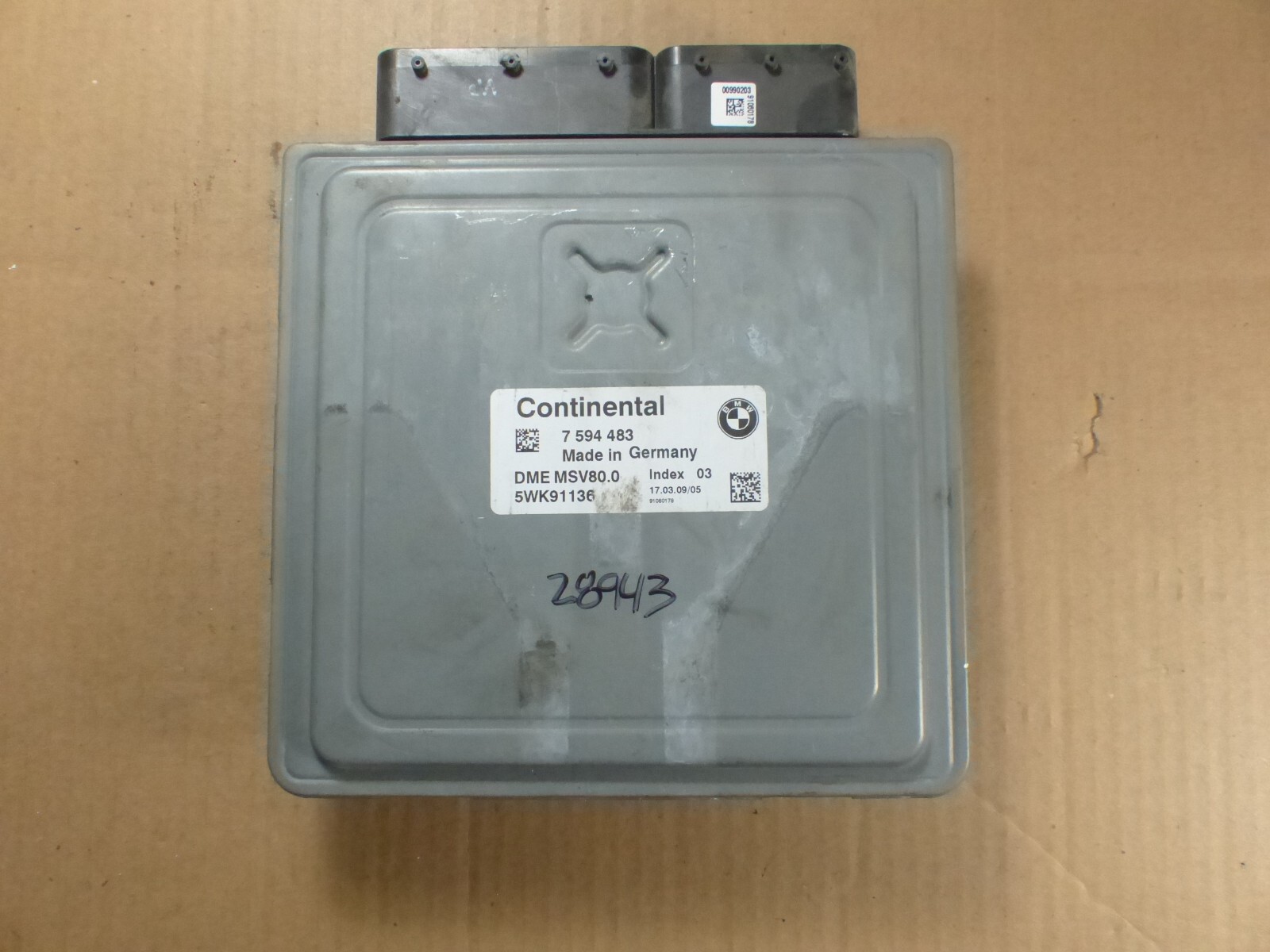 08-10 BMW “SEE LIST” ECU ECM COMPUTER 7594483