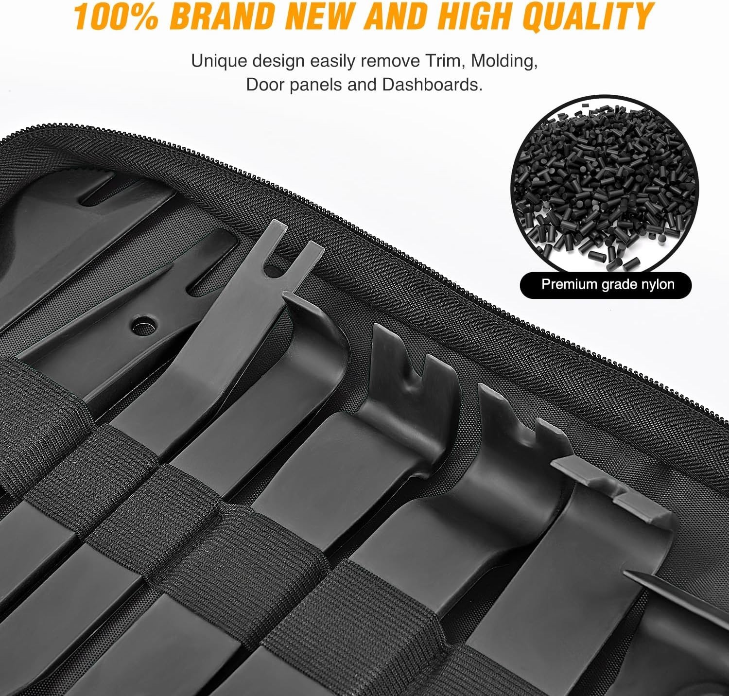 238PCS Car Trim Removal Tool Kit with Push Pin Fasteners, Panel Clips & Pliers