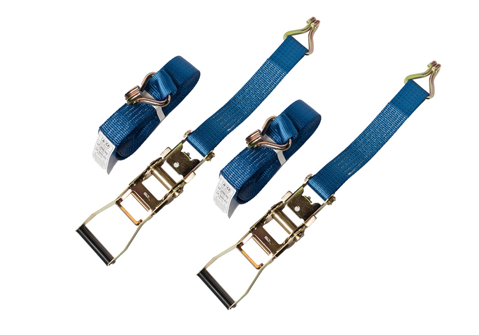 2x Ratchet Strap Tie Down J Hook Cargo 27 ft 2″ 11000lbs 5T Heavy Duty RV 2×27