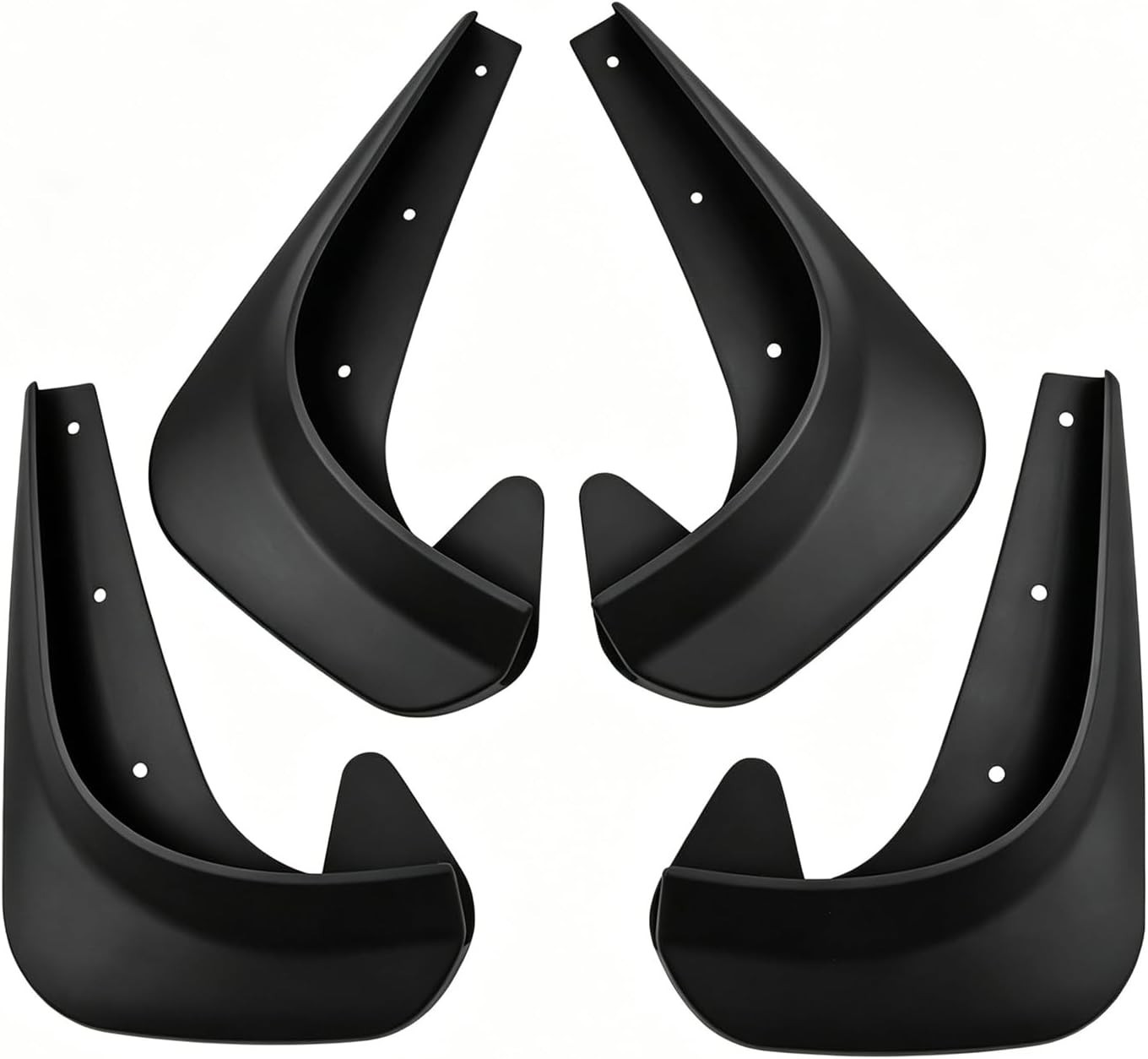 4 PCS Car Mud Flaps, Splash Proof Scratch-Resistant Protective Shield Kit Thicke