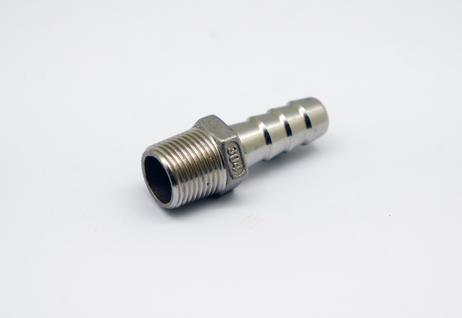 M10x1.0 Male to BARB OD 6mm / 0.24″ Stainless Tail Adaptor Hose Connector