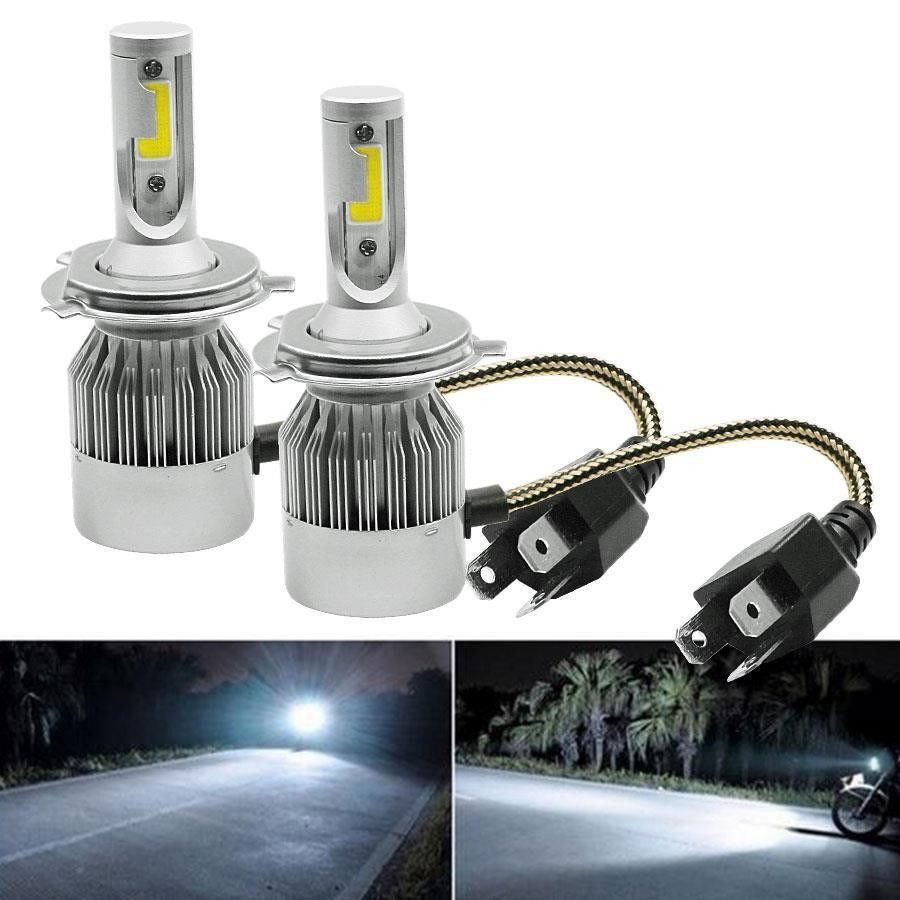4PCS 4×6″GLASS LED Headlight DOT Hi/Lo Beam Fit Chevy C10 Pickup truck 1980-1986